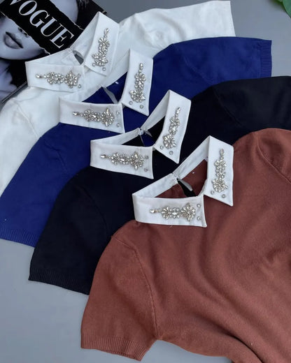 camisa polo bordada