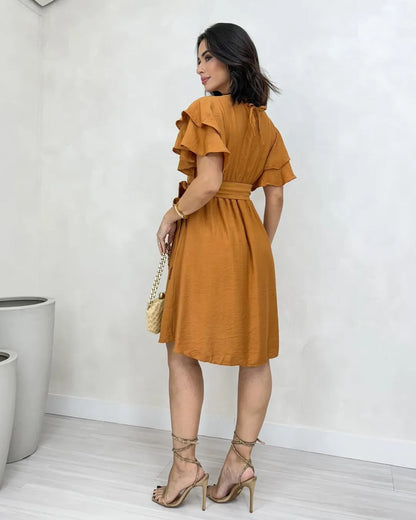 vestido babado