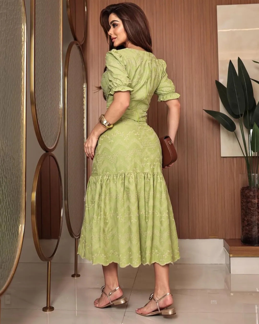 conjunto laise bordado
